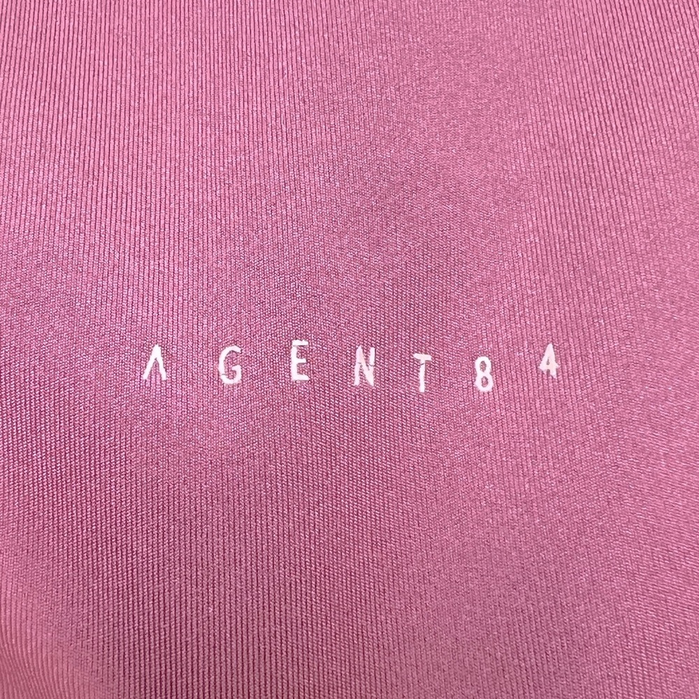 AGENT84 || Pink Ruched Gym Shorts - Picture 3 of 3